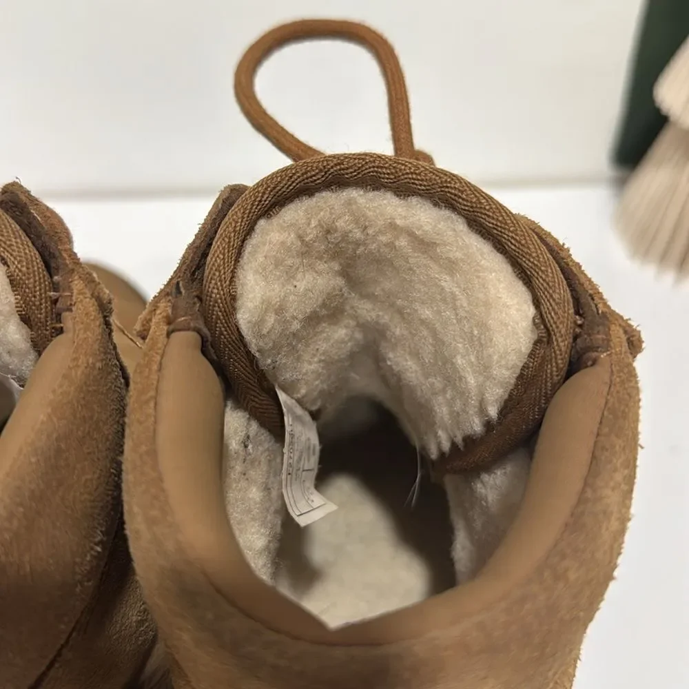 UGG NEUMEL HIKER CHESTNUT SUEDE Boots EUC